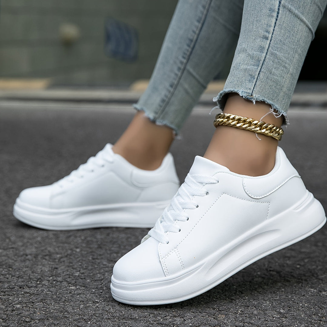 Baskets Orthopédiques en Cuir pour Femme