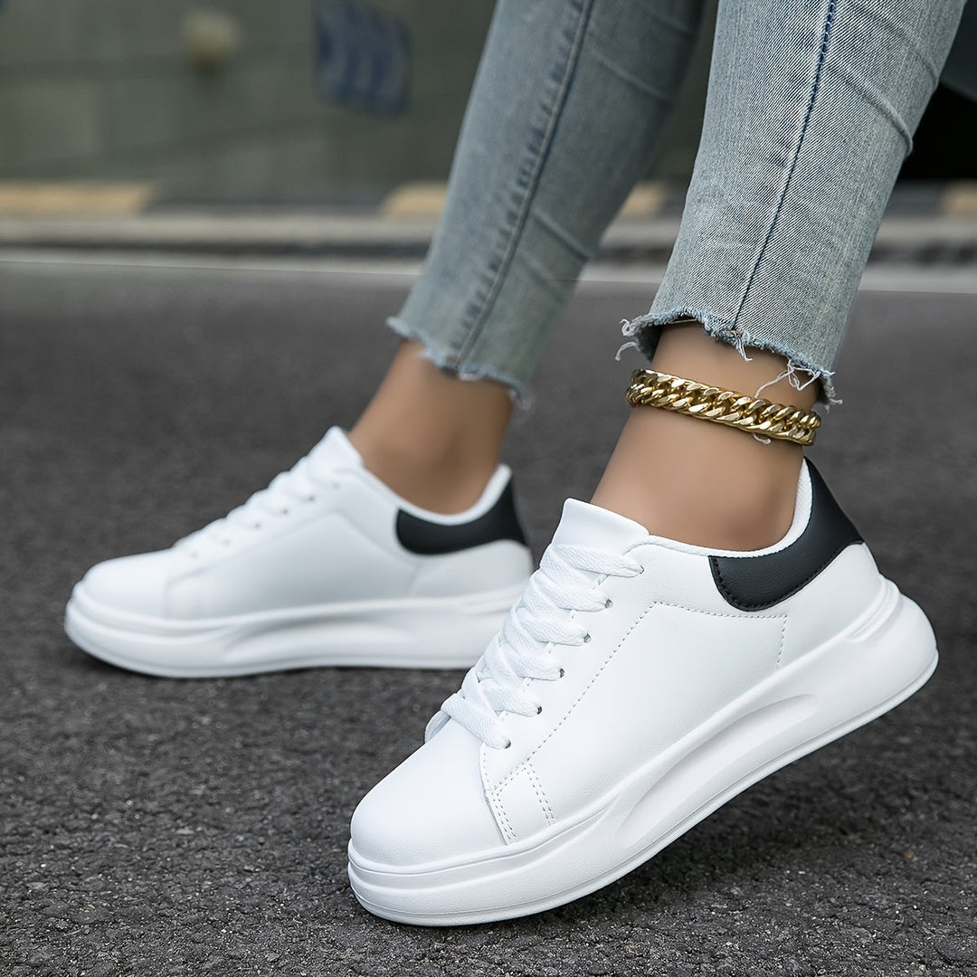 Baskets Orthopédiques en Cuir pour Femme