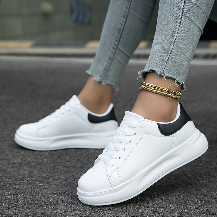 Baskets Orthopédiques en Cuir pour Femme