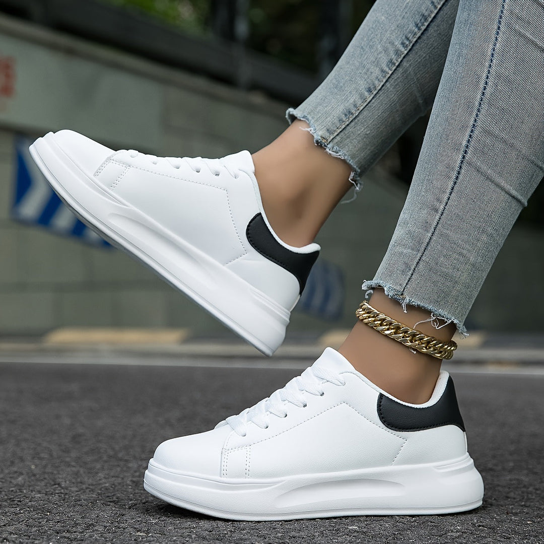 Baskets Orthopédiques en Cuir pour Femme