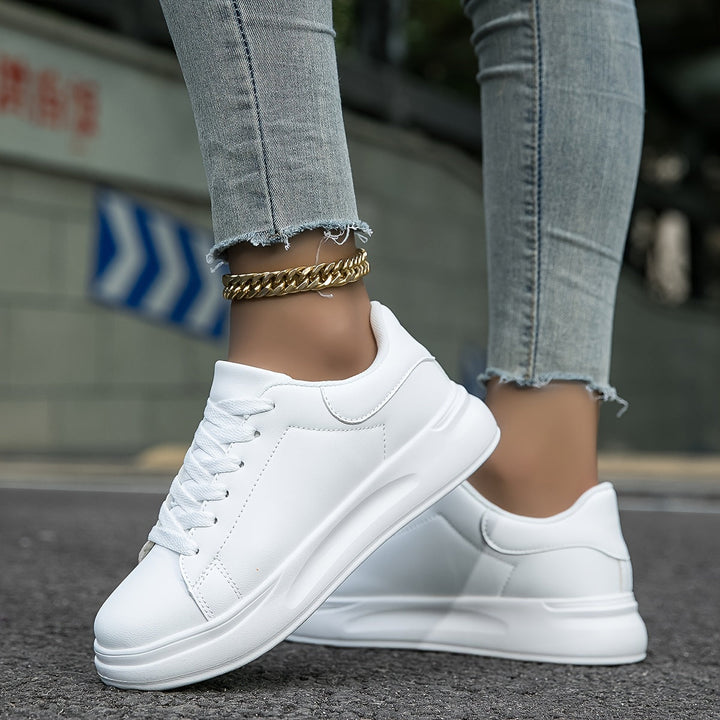 Baskets Orthopédiques en Cuir pour Femme