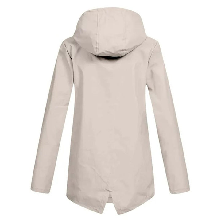 Veste Mi-Saison Imperméable avec Fermeture Éclair et Capuche : Élégance et Protection au Quotidien