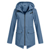 Veste Mi-Saison Imperméable avec Fermeture Éclair et Capuche : Élégance et Protection au Quotidien
