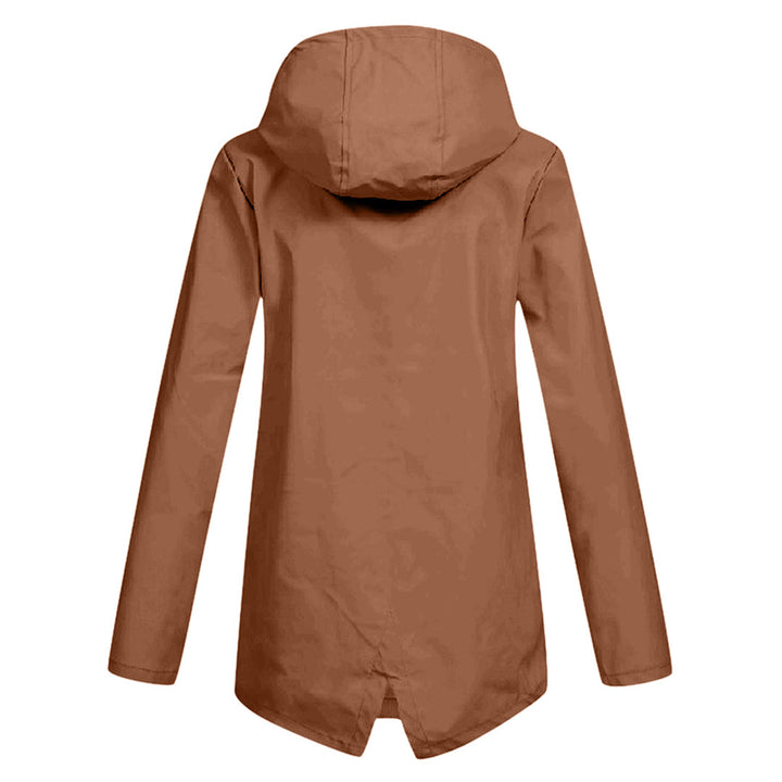 Veste Mi-Saison Imperméable avec Fermeture Éclair et Capuche : Élégance et Protection au Quotidien