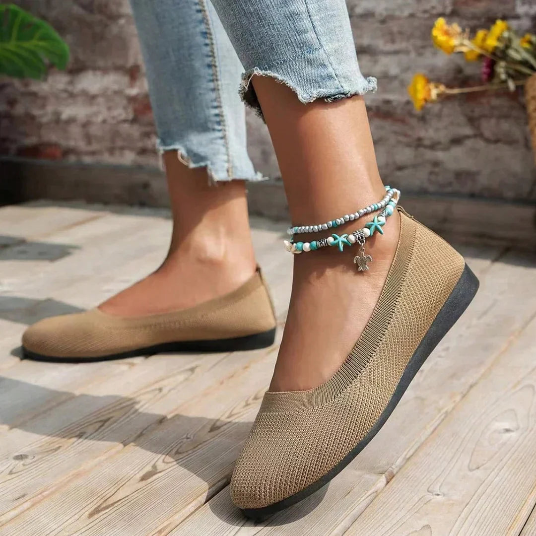 Ballerines antidérapantes respirantes pour femmes