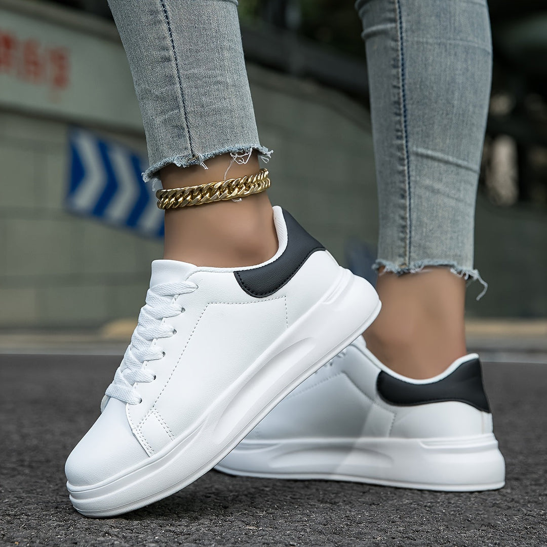 Baskets Orthopédiques en Cuir pour Femme