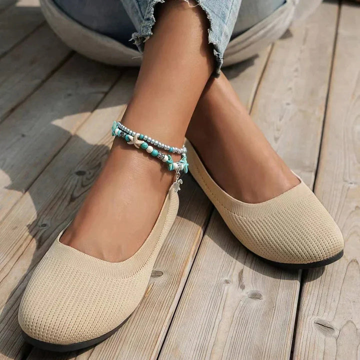 Ballerines antidérapantes respirantes pour femmes